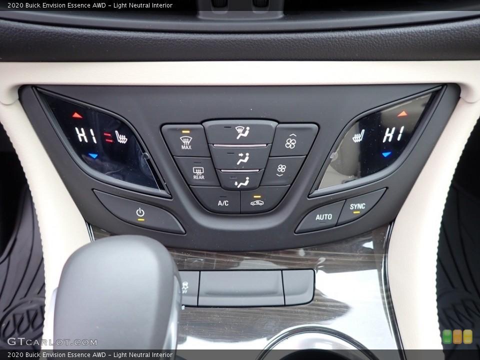 Light Neutral Interior Controls for the 2020 Buick Envision Essence AWD #137493073