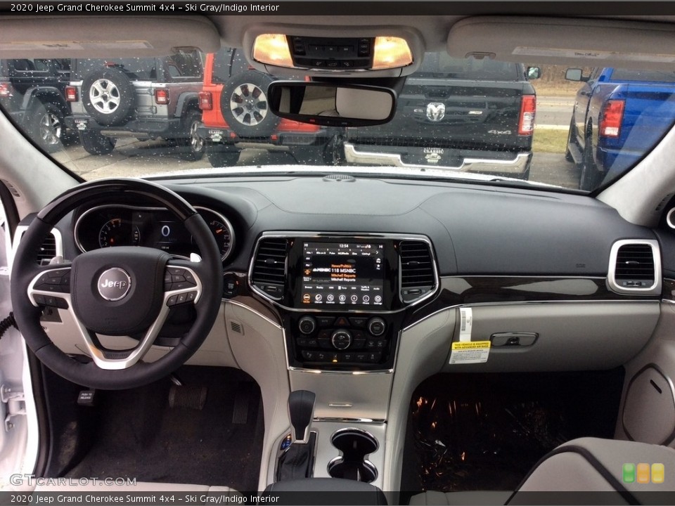 Ski Gray/Indigo Interior Dashboard for the 2020 Jeep Grand Cherokee Summit 4x4 #137495368