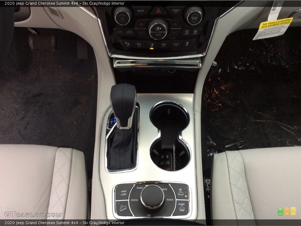 Ski Gray/Indigo Interior Transmission for the 2020 Jeep Grand Cherokee Summit 4x4 #137495465