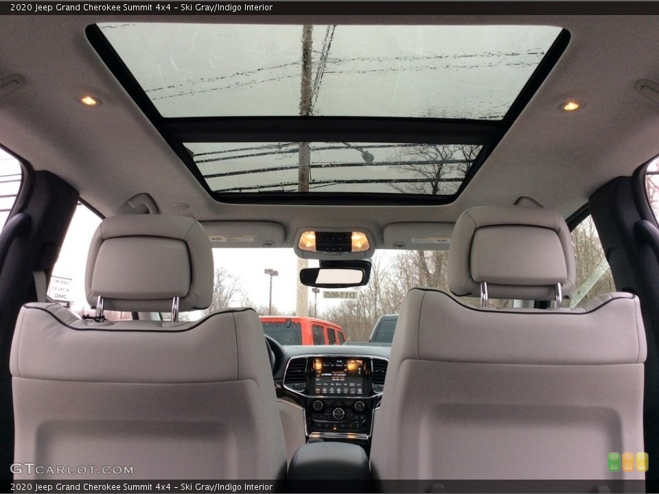 Ski Gray/Indigo Interior Sunroof for the 2020 Jeep Grand Cherokee Summit 4x4 #137495506