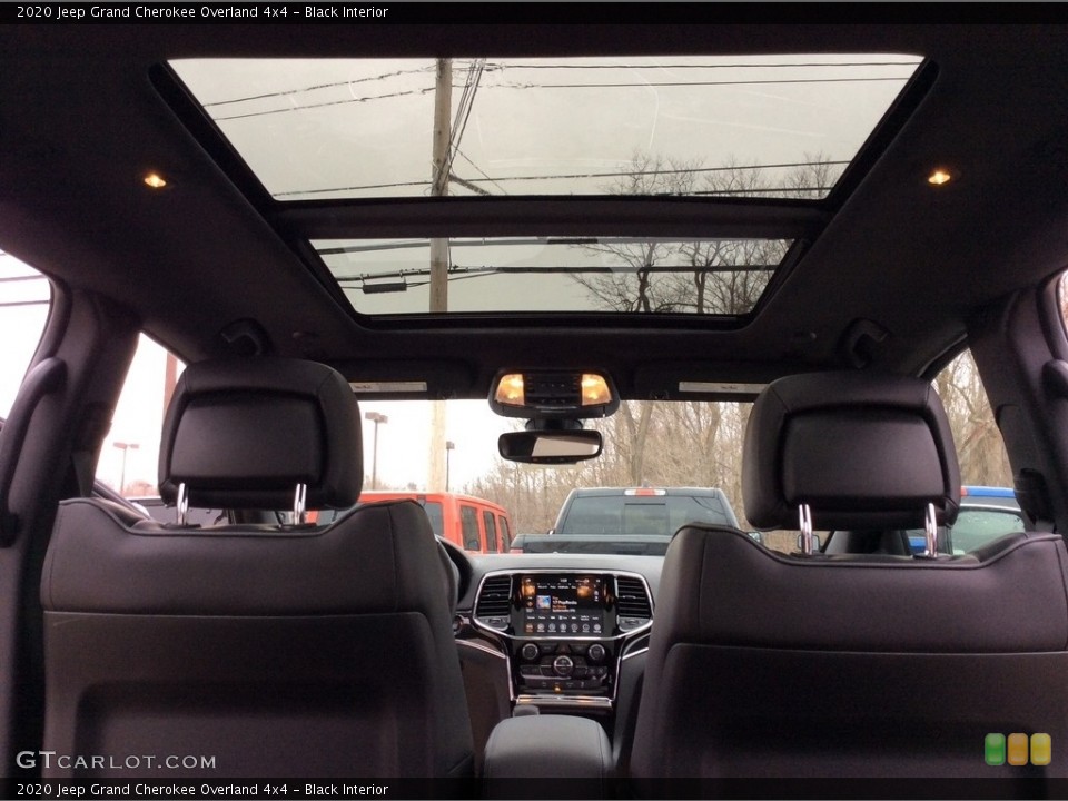 Black Interior Sunroof for the 2020 Jeep Grand Cherokee Overland 4x4 #137496031