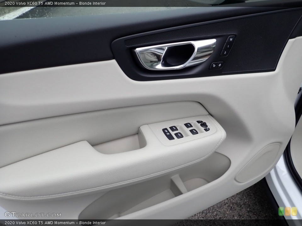Blonde Interior Door Panel for the 2020 Volvo XC60 T5 AWD Momentum #137497165