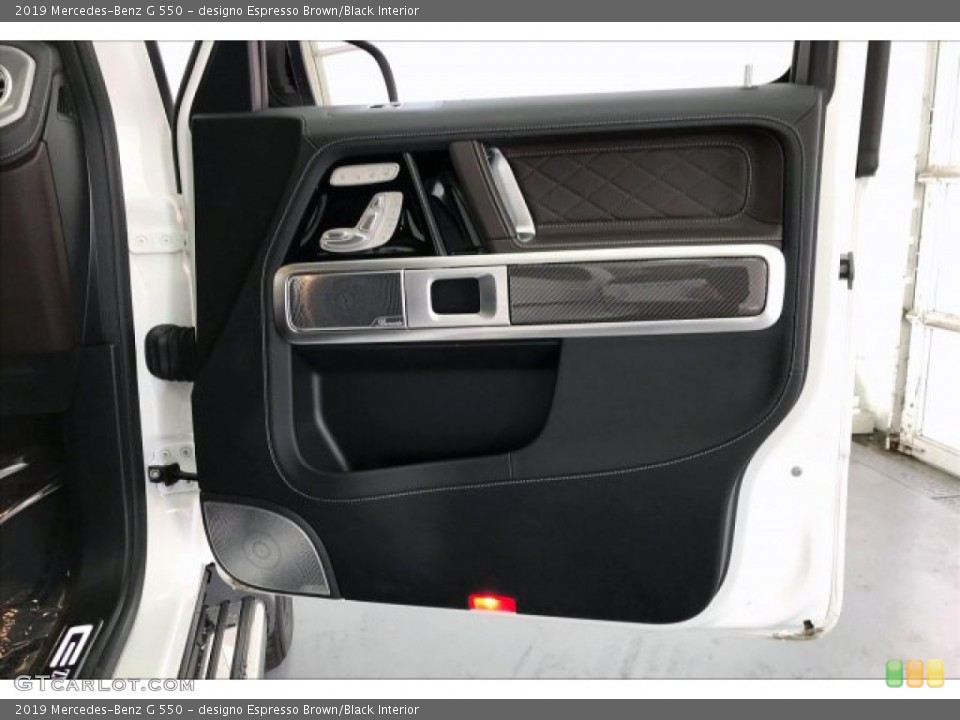 designo Espresso Brown/Black Interior Door Panel for the 2019 Mercedes-Benz G 550 #137507536