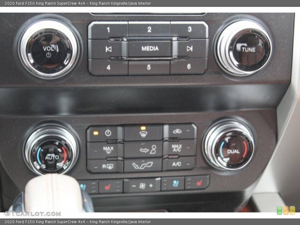 King Ranch Kingsville/Java Interior Controls for the 2020 Ford F150 King Ranch SuperCrew 4x4 #137510314