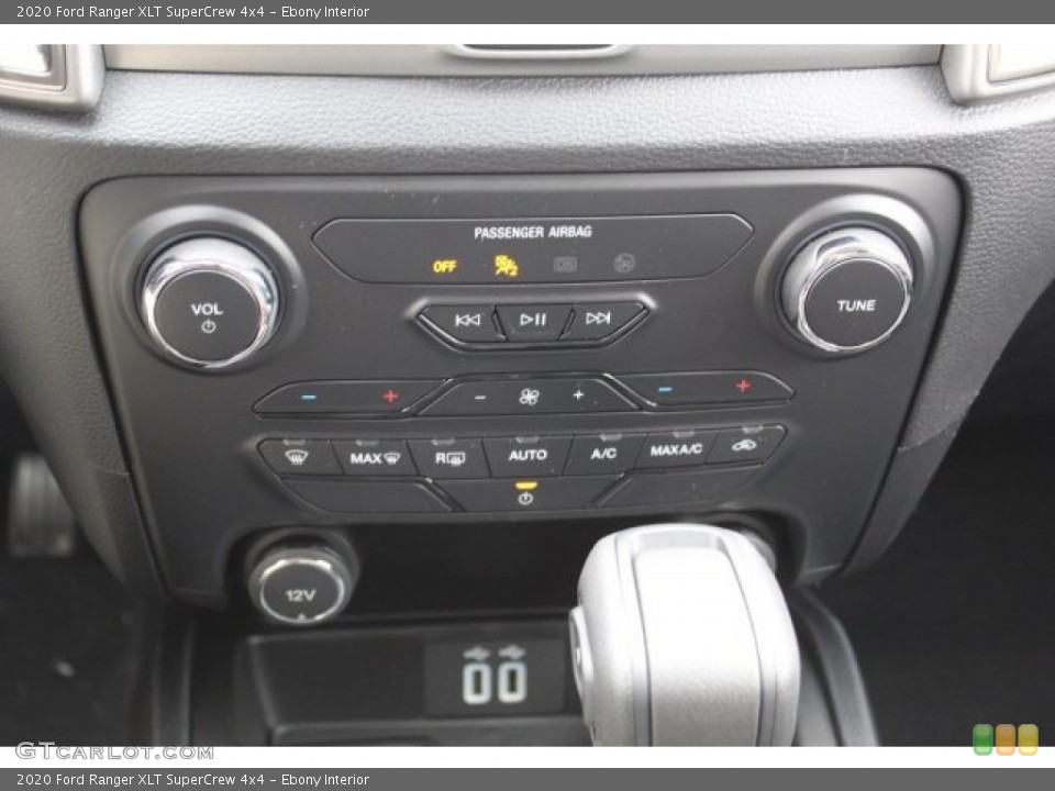 Ebony Interior Controls for the 2020 Ford Ranger XLT SuperCrew 4x4 #137512243