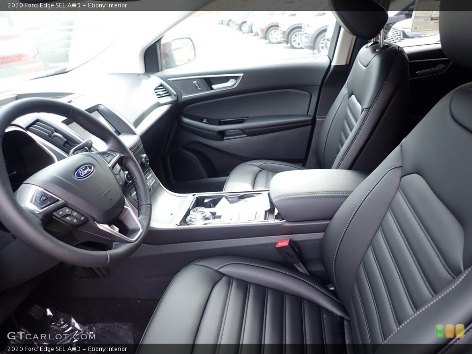 Ebony Interior Front Seat for the 2020 Ford Edge SEL AWD #137518005