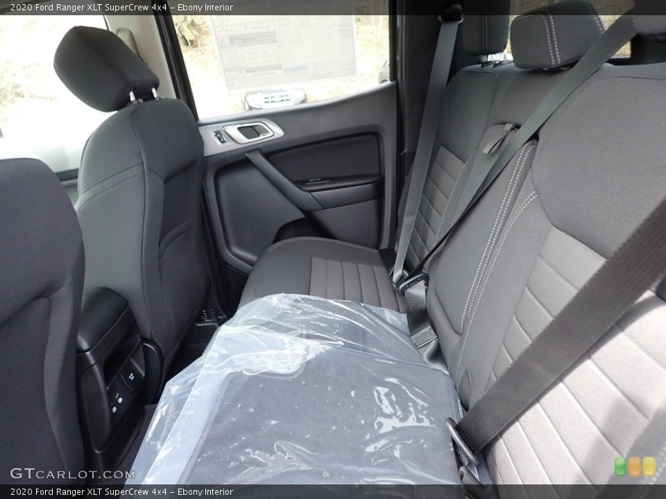Ebony Interior Rear Seat for the 2020 Ford Ranger XLT SuperCrew 4x4 #137521632