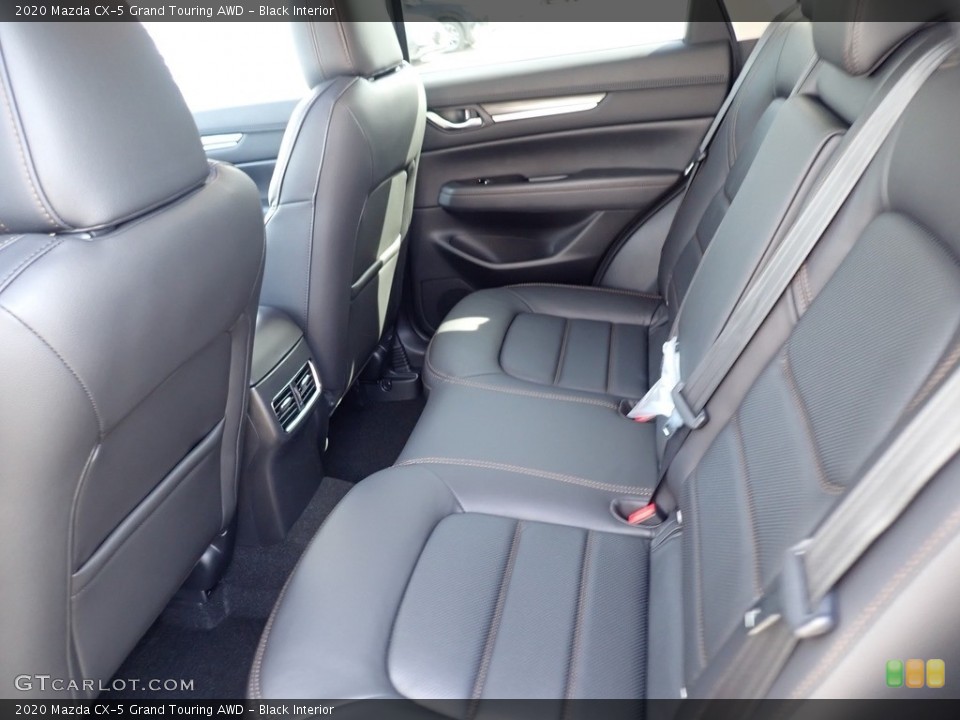 Black Interior Rear Seat for the 2020 Mazda CX-5 Grand Touring AWD #137522694
