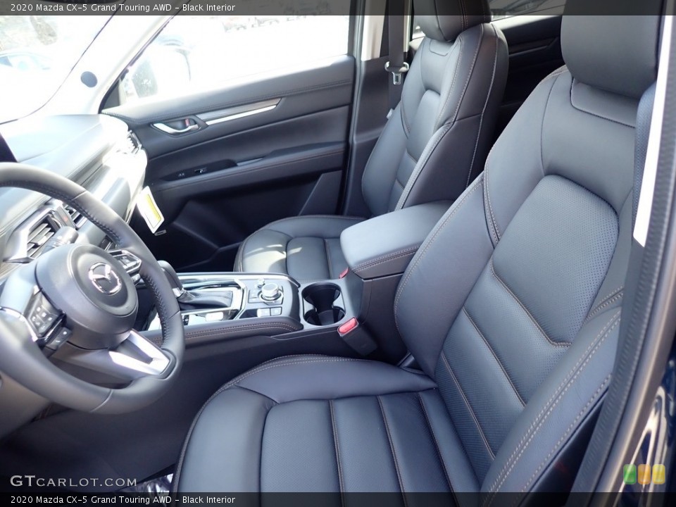 Black Interior Front Seat for the 2020 Mazda CX-5 Grand Touring AWD #137522739