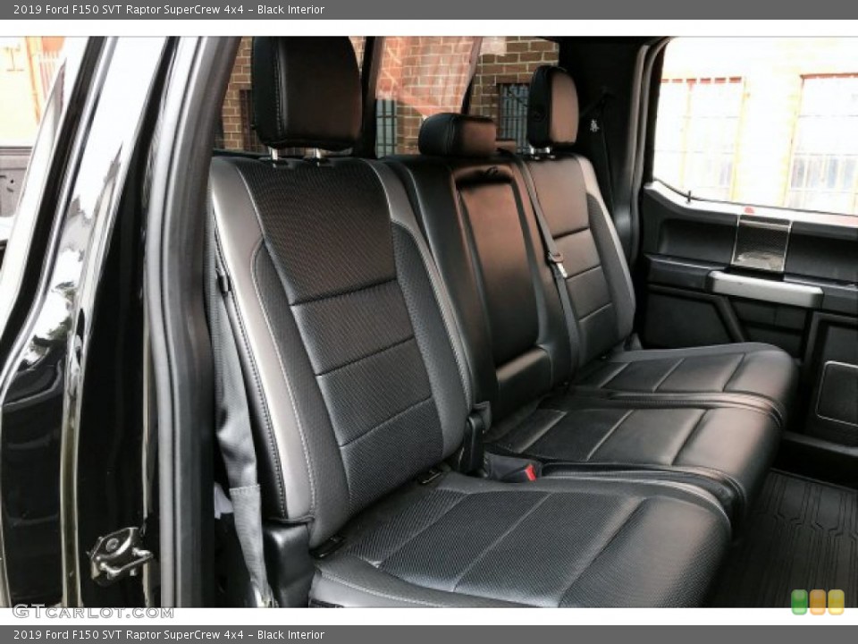 Black Interior Rear Seat for the 2019 Ford F150 SVT Raptor SuperCrew 4x4 #137524656