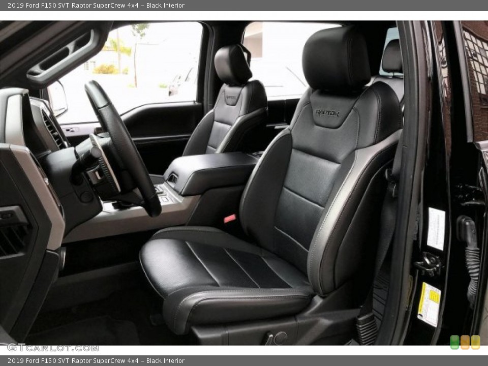 Black Interior Photo for the 2019 Ford F150 SVT Raptor SuperCrew 4x4 #137524674