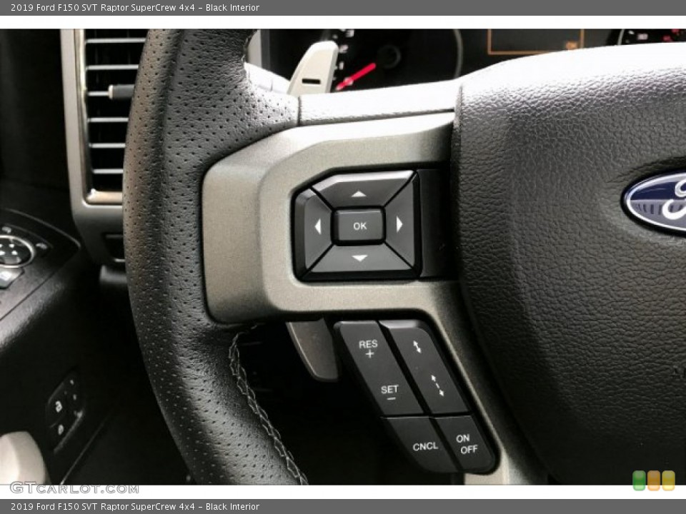 Black Interior Steering Wheel for the 2019 Ford F150 SVT Raptor SuperCrew 4x4 #137524752