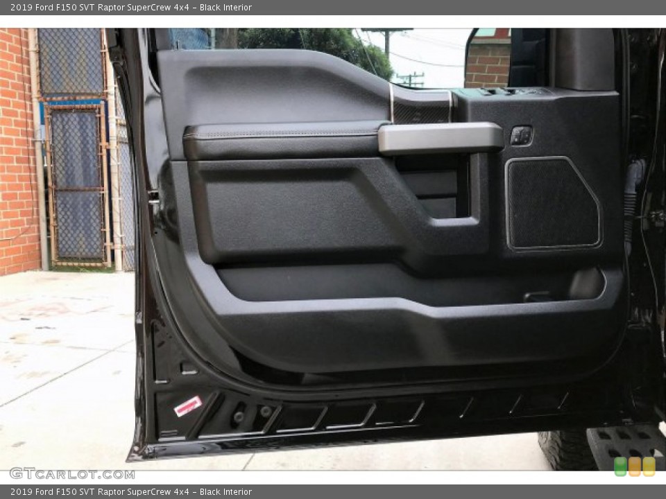 Black Interior Door Panel for the 2019 Ford F150 SVT Raptor SuperCrew 4x4 #137524920