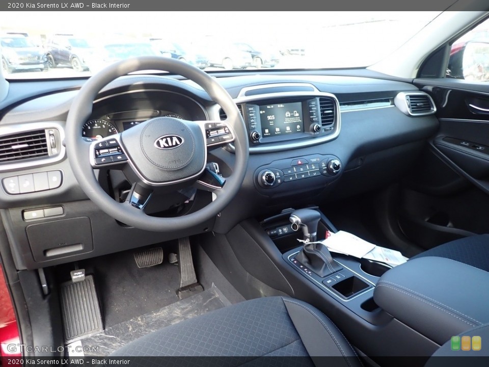 Black Interior Photo for the 2020 Kia Sorento LX AWD #137525661
