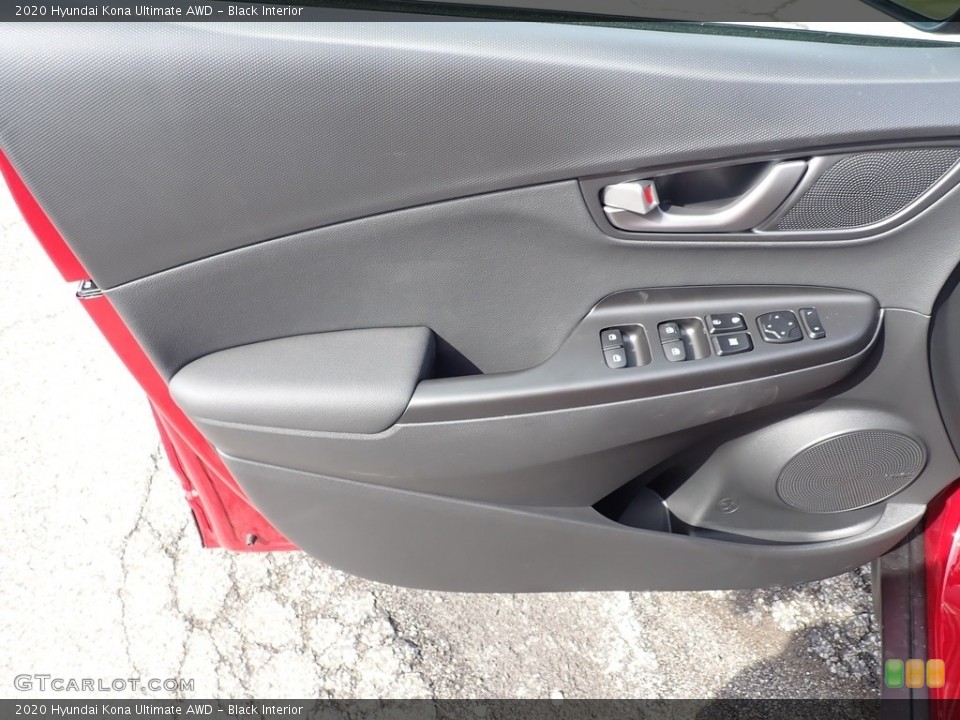 Black Interior Door Panel for the 2020 Hyundai Kona Ultimate AWD #137525687