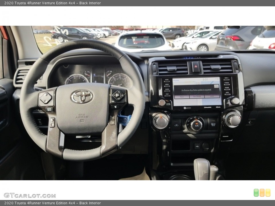 Black Interior Dashboard for the 2020 Toyota 4Runner Venture Edition 4x4 #137531410