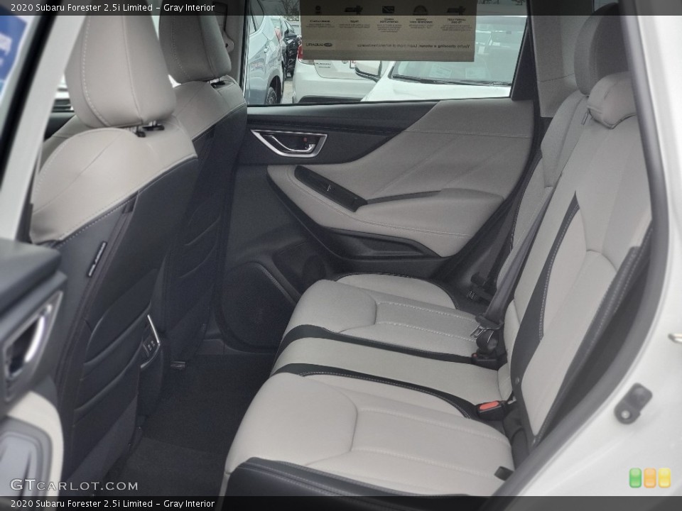 Gray Interior Rear Seat for the 2020 Subaru Forester 2.5i Limited #137534917