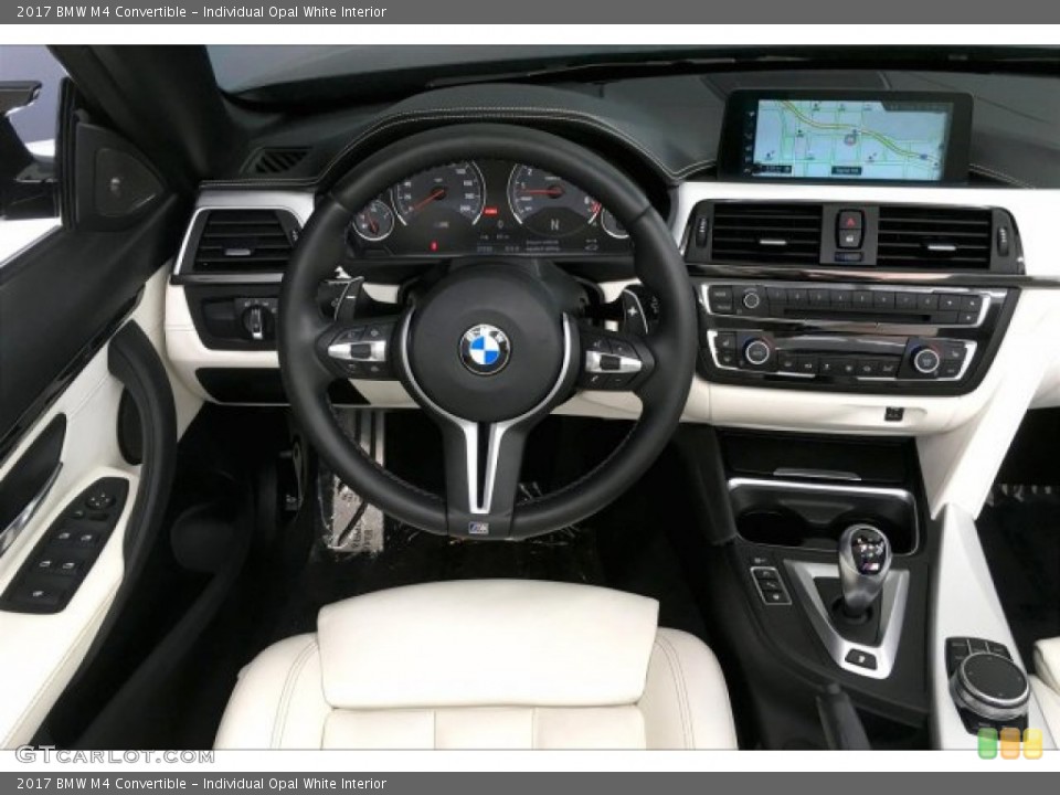 Individual Opal White Interior Dashboard for the 2017 BMW M4 Convertible #137535172