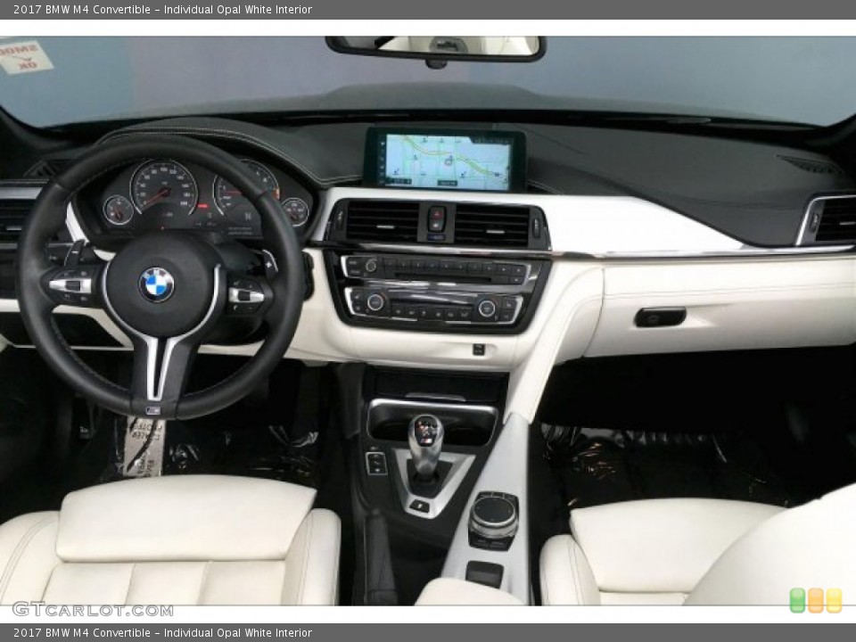 Individual Opal White Interior Front Seat for the 2017 BMW M4 Convertible #137535490