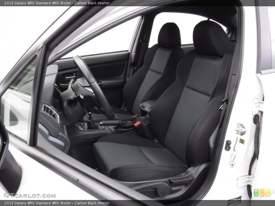 Carbon Black Interior Front Seat for the 2019 Subaru WRX  #137538214