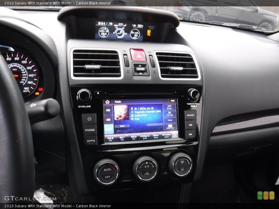 Carbon Black Interior Controls for the 2019 Subaru WRX  #137538265