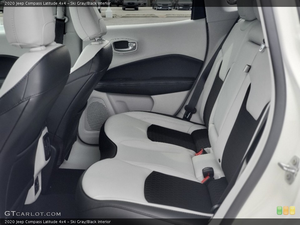 Ski Gray/Black Interior Rear Seat for the 2020 Jeep Compass Latitude 4x4 #137544924