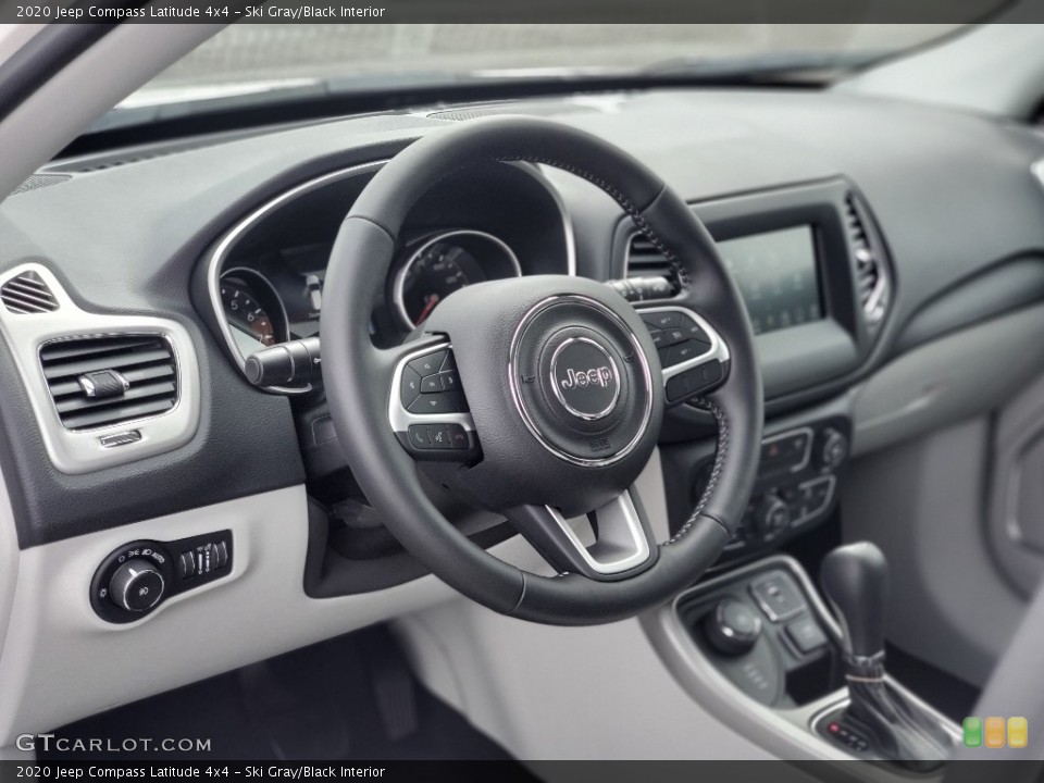 Ski Gray/Black Interior Dashboard for the 2020 Jeep Compass Latitude 4x4 #137544954