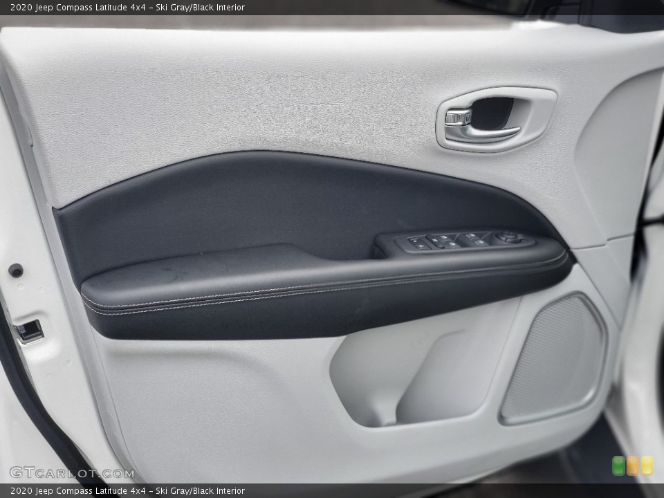 Ski Gray/Black Interior Door Panel for the 2020 Jeep Compass Latitude 4x4 #137544975