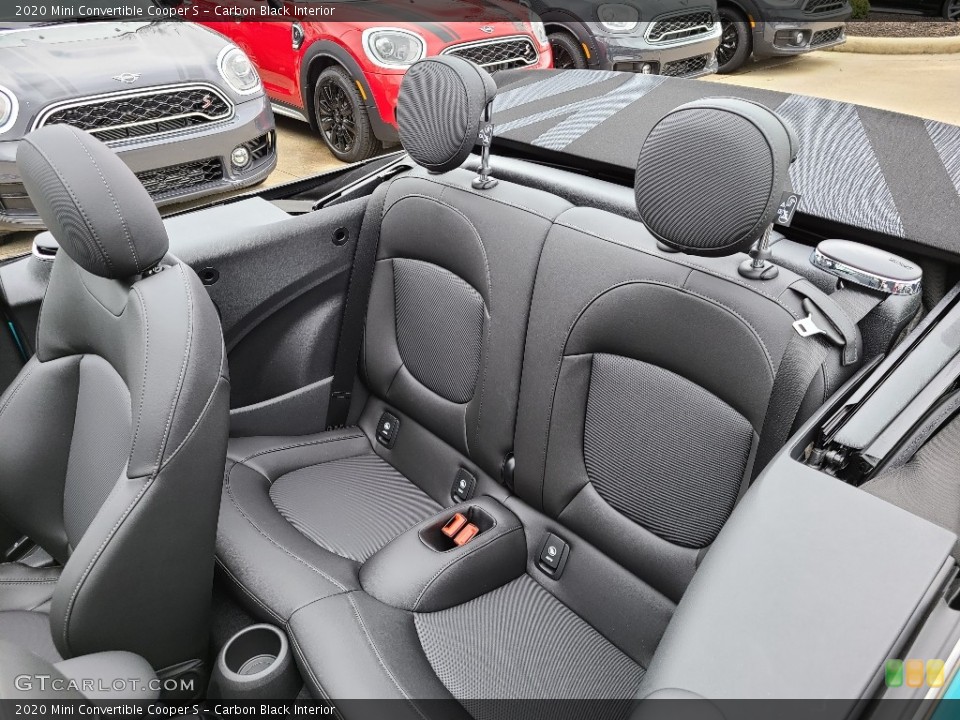 Carbon Black Interior Rear Seat for the 2020 Mini Convertible Cooper S #137546712