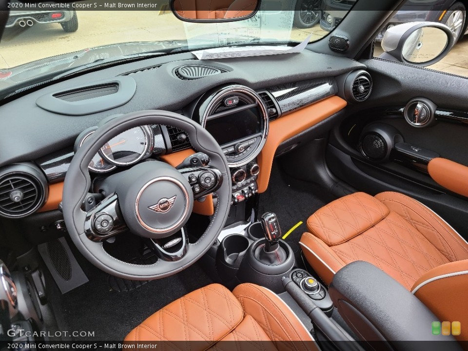 Malt Brown Interior Photo for the 2020 Mini Convertible Cooper S #137547516