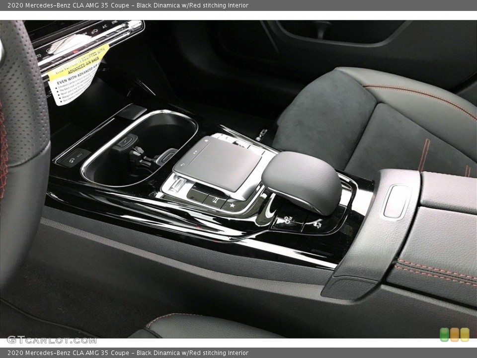 Black Dinamica w/Red stitching Interior Controls for the 2020 Mercedes-Benz CLA AMG 35 Coupe #137548416
