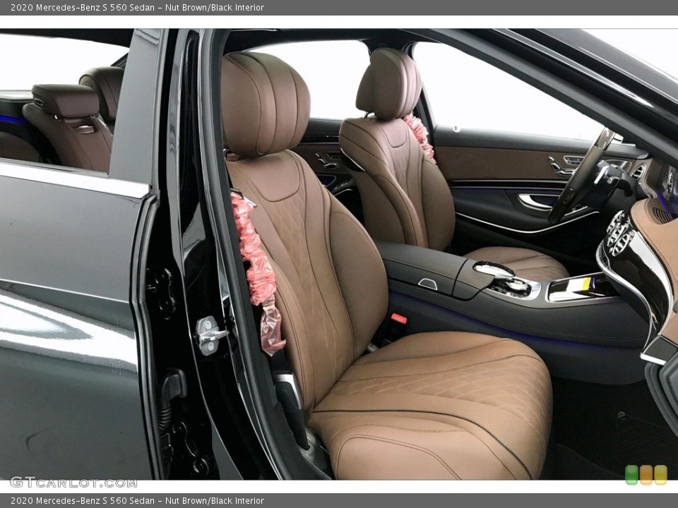 Nut Brown/Black Interior Photo for the 2020 Mercedes-Benz S 560 Sedan #137549673