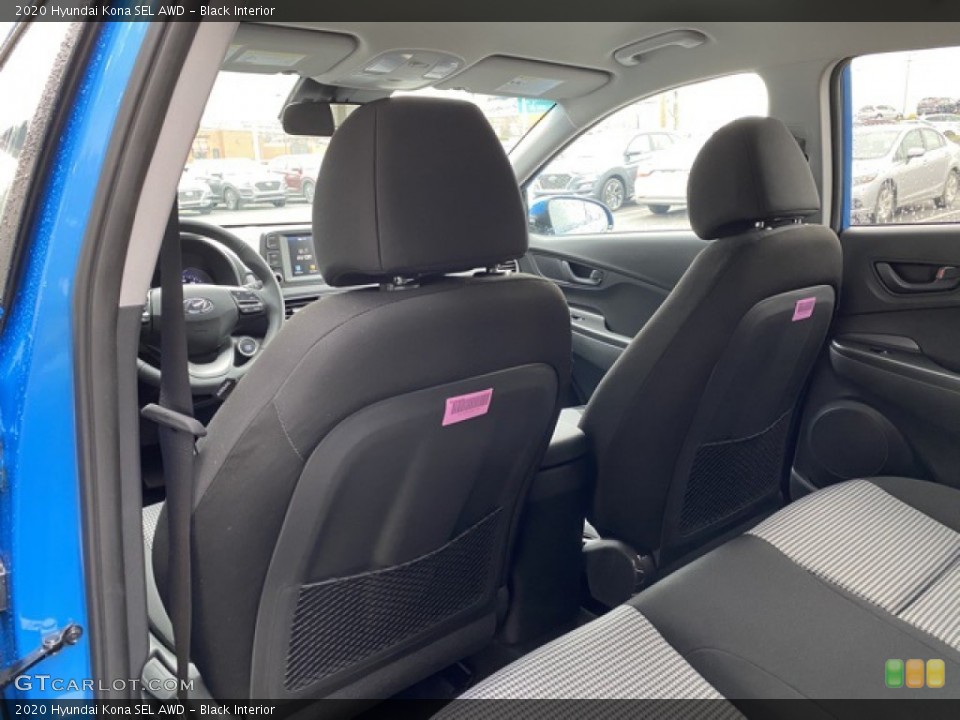 Black Interior Rear Seat for the 2020 Hyundai Kona SEL AWD #137552190