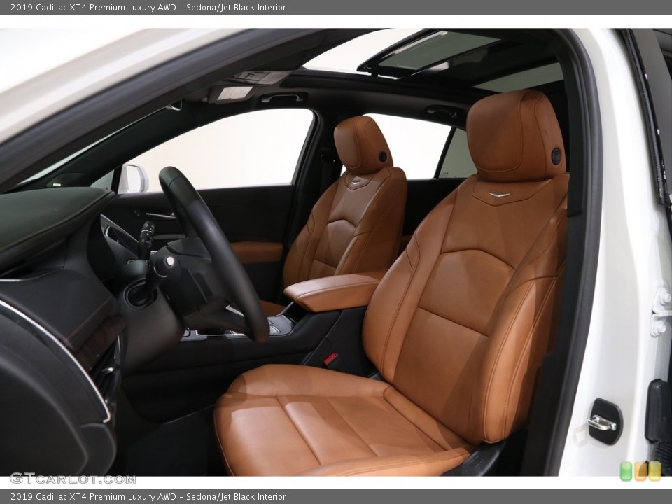 Sedona/Jet Black Interior Front Seat for the 2019 Cadillac XT4 Premium Luxury AWD #137553708