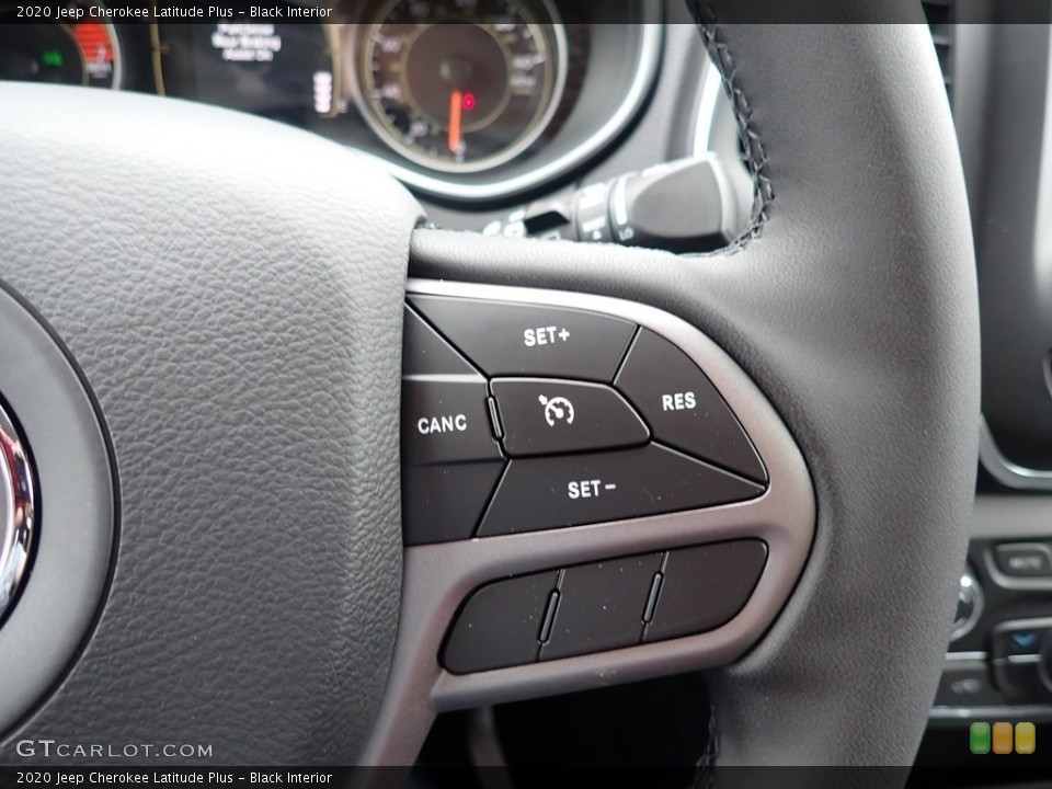 Black Interior Steering Wheel for the 2020 Jeep Cherokee Latitude Plus #137562472