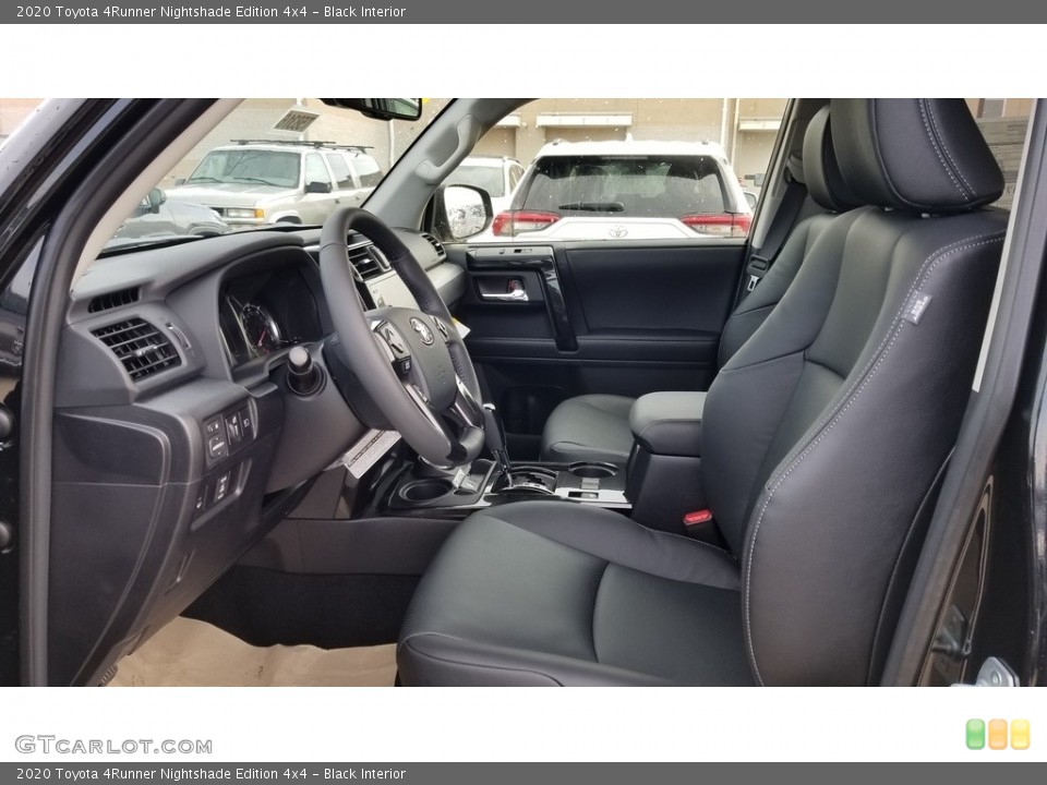 Black Interior Front Seat for the 2020 Toyota 4Runner Nightshade Edition 4x4 #137562484