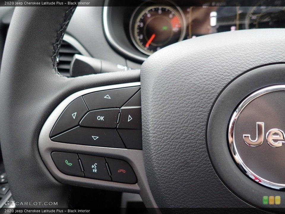 Black Interior Steering Wheel for the 2020 Jeep Cherokee Latitude Plus #137562493