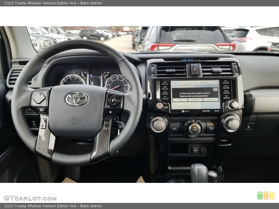 Black Interior Dashboard for the 2020 Toyota 4Runner Venture Edition 4x4 #137562697