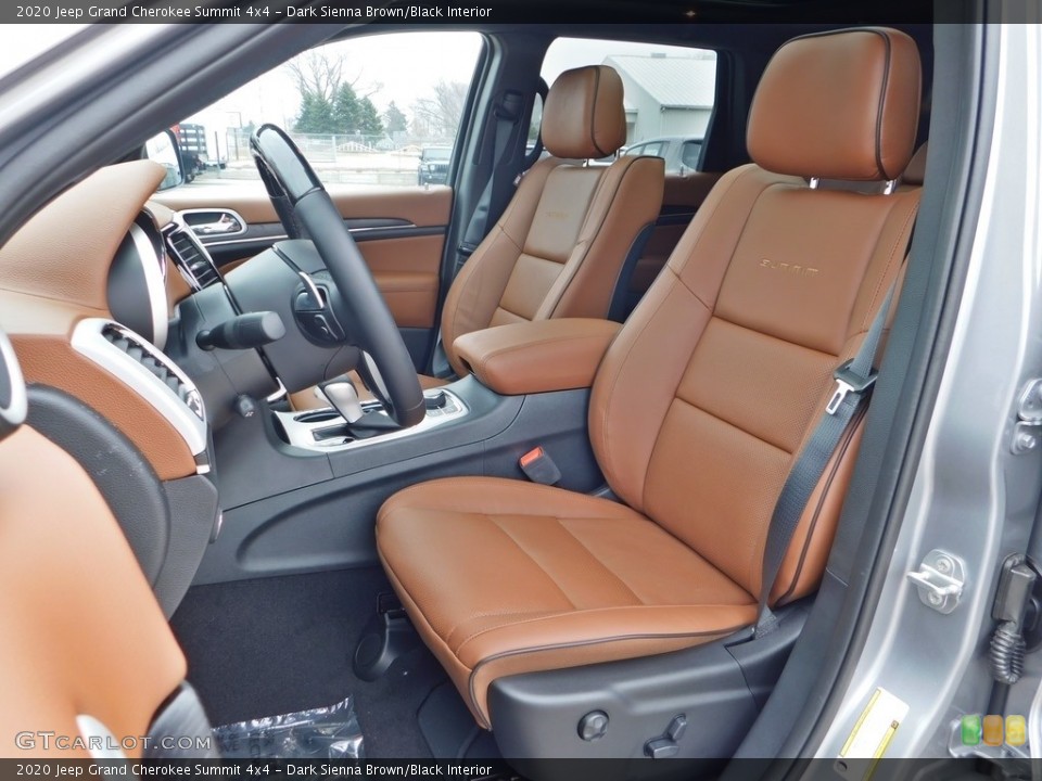 Dark Sienna Brown/Black Interior Photo for the 2020 Jeep Grand Cherokee Summit 4x4 #137569390