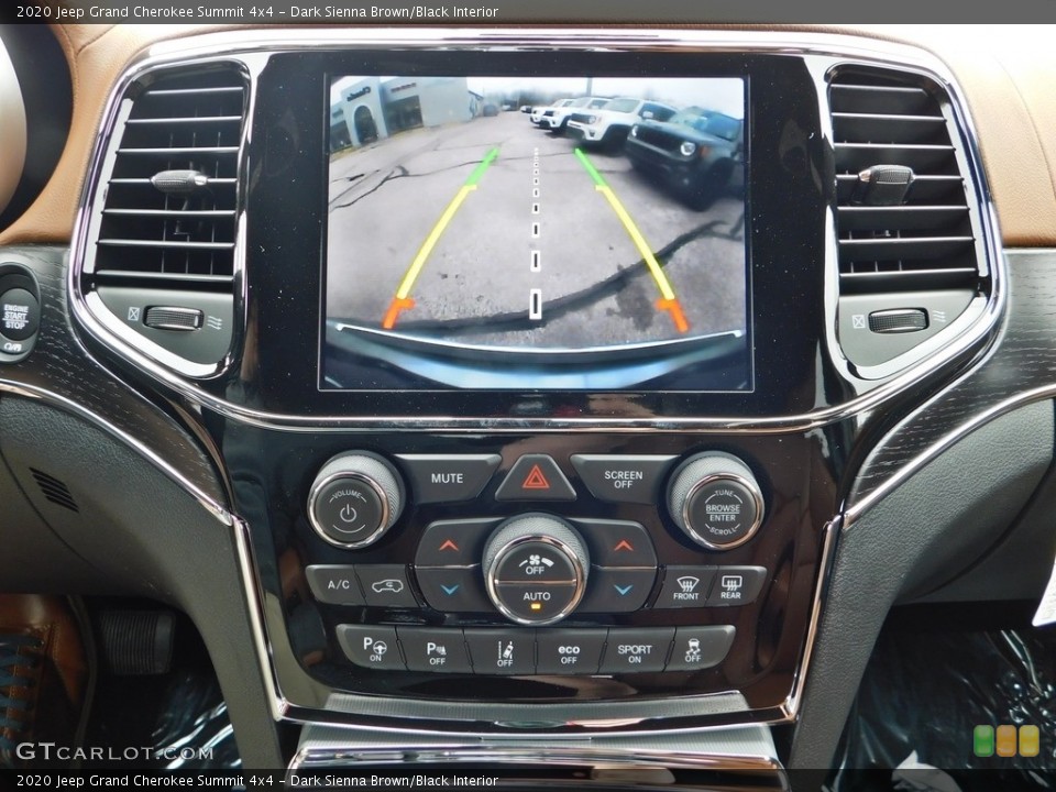 Dark Sienna Brown/Black Interior Controls for the 2020 Jeep Grand Cherokee Summit 4x4 #137569723