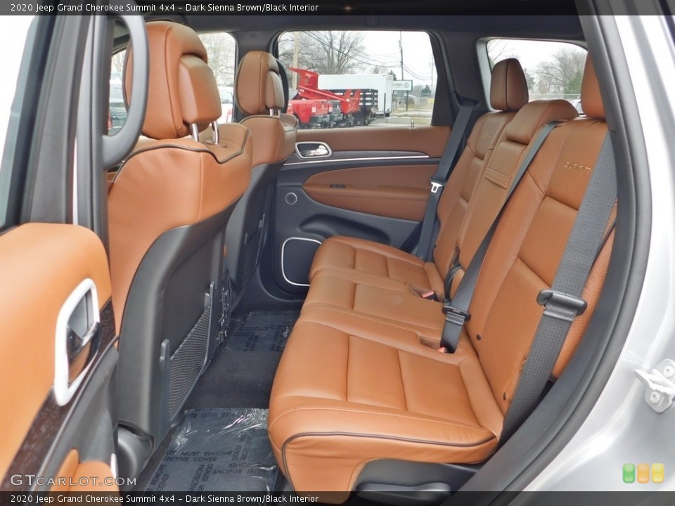 Dark Sienna Brown/Black Interior Rear Seat for the 2020 Jeep Grand Cherokee Summit 4x4 #137569765