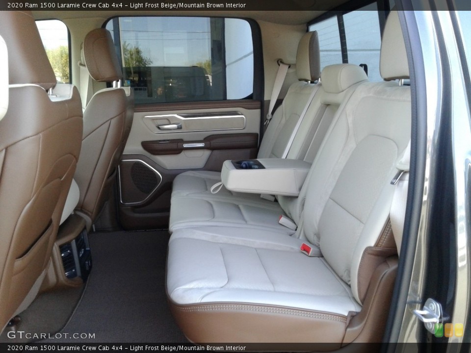 Light Frost Beige/Mountain Brown Interior Rear Seat for the 2020 Ram 1500 Laramie Crew Cab 4x4 #137574781