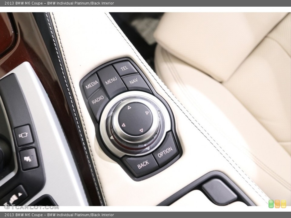 BMW Individual Platinum/Black Interior Controls for the 2013 BMW M6 Coupe #137582635