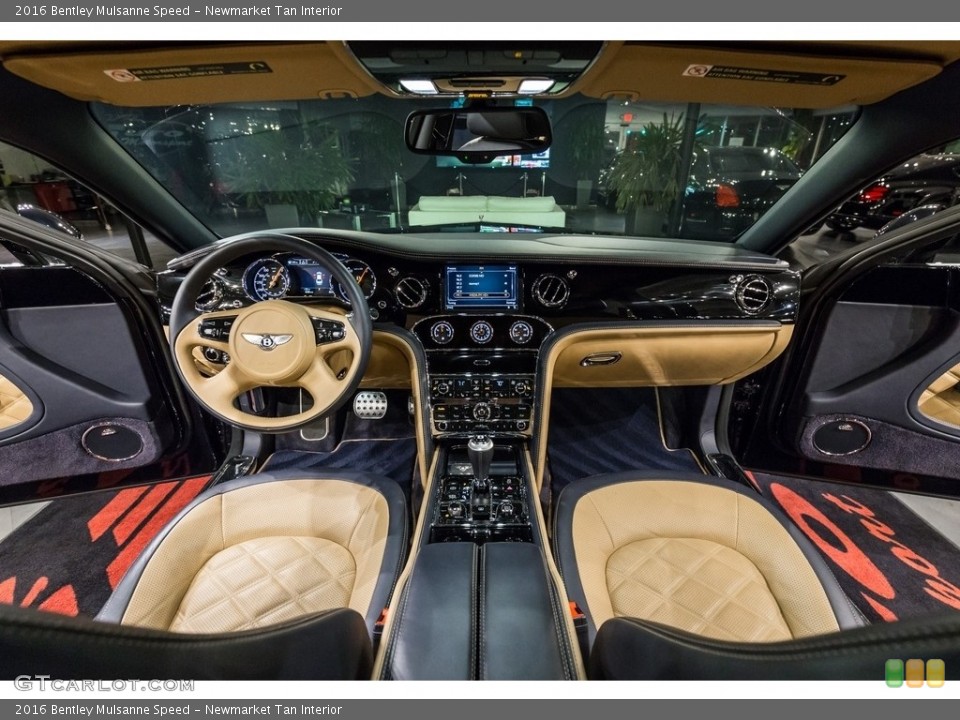 Newmarket Tan Interior Controls for the 2016 Bentley Mulsanne Speed #137583328