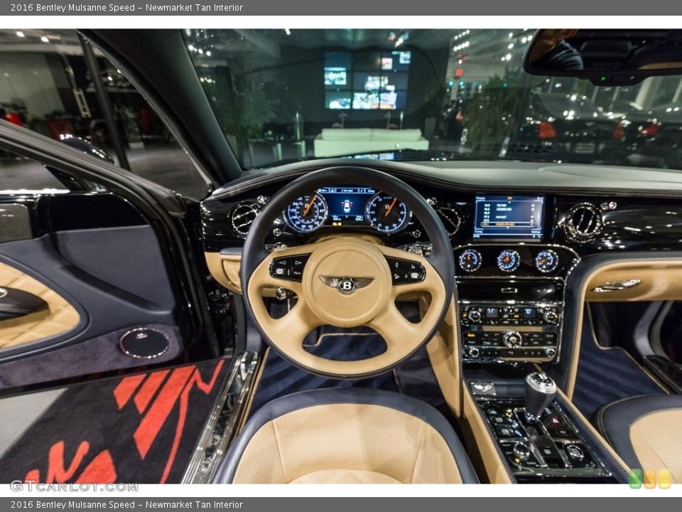 Newmarket Tan Interior Steering Wheel for the 2016 Bentley Mulsanne Speed #137583352