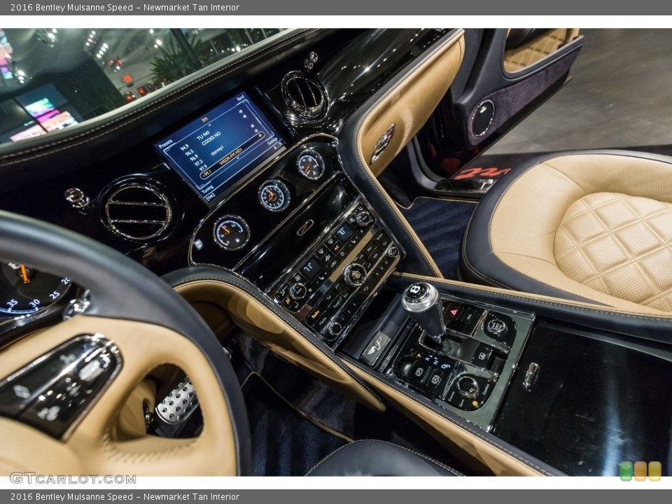 Newmarket Tan Interior Controls for the 2016 Bentley Mulsanne Speed #137583394