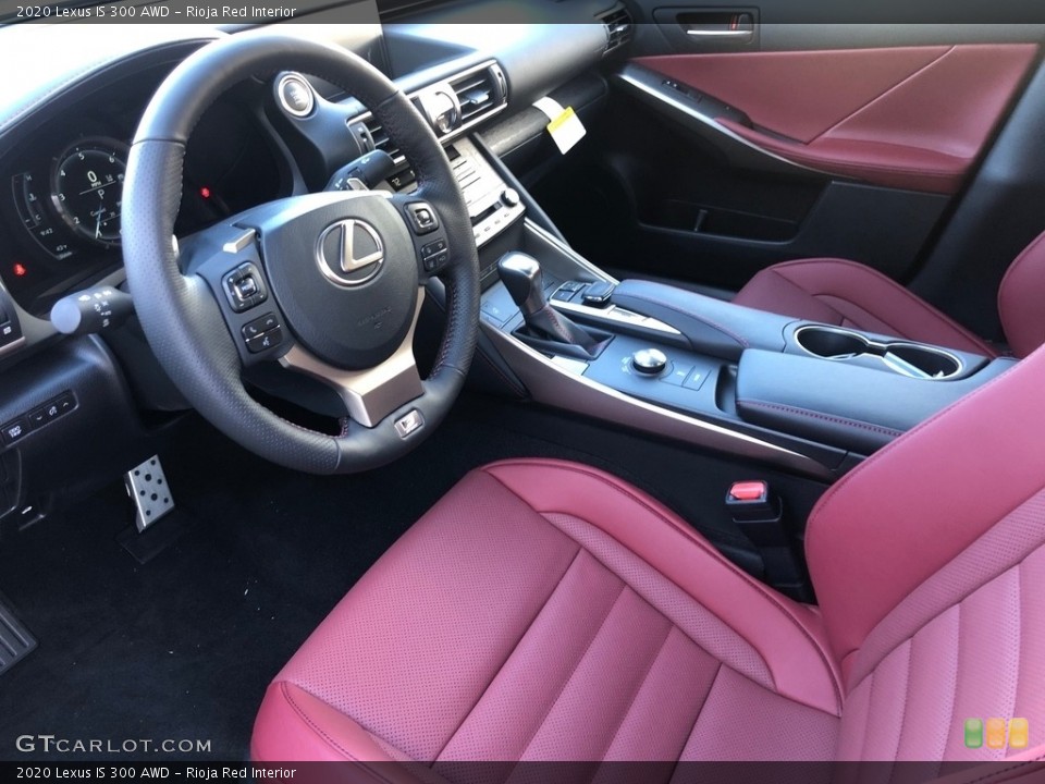 Rioja Red Interior Front Seat for the 2020 Lexus IS 300 AWD #137583937