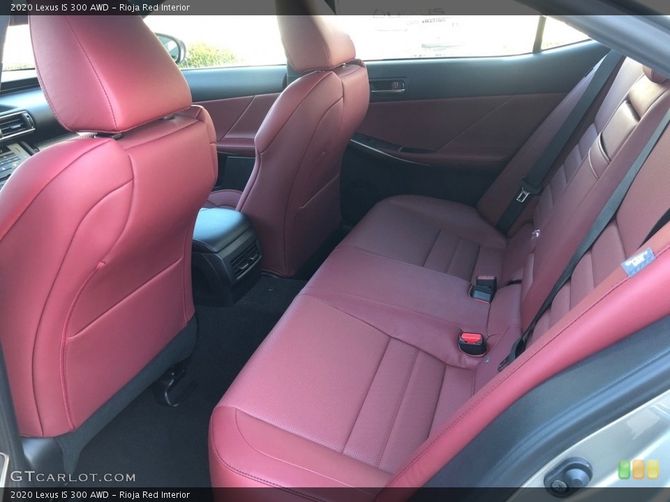 Rioja Red Interior Rear Seat for the 2020 Lexus IS 300 AWD #137583952