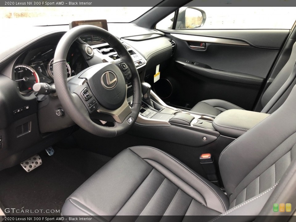 Black Interior Front Seat for the 2020 Lexus NX 300 F Sport AWD #137597741