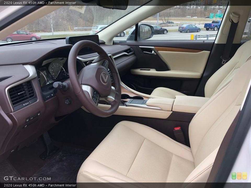 Parchment Interior Photo for the 2020 Lexus RX 450h AWD #137598038